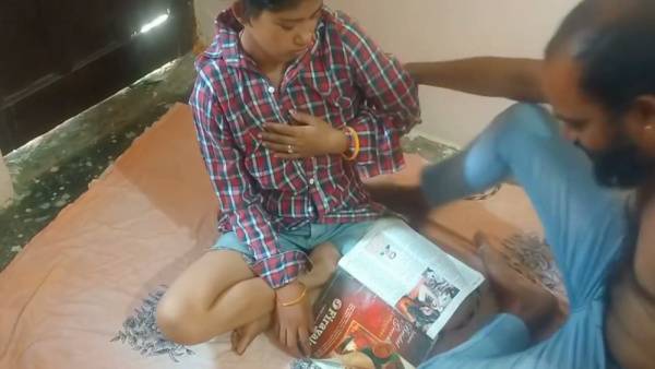Caught reading taboo stories, a shy youth gets initiated by an ebony beauty and her friends - India on adultfans.net