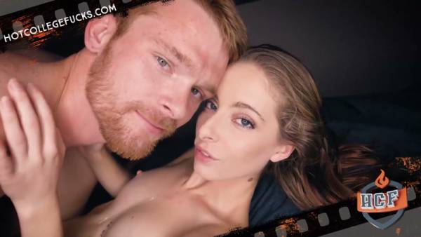 College couple gets intimate with pussy licking and cowgirl riding on adultfans.net