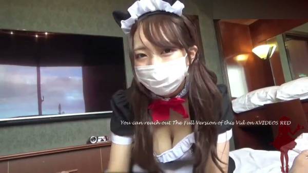 Asian maid with natural bush gets creampie in dimly lit room - Japan on adultfans.net