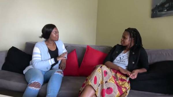 Nigerian MILF shares intimate moments with her female lover on the couch - Nigeria on adultfans.net