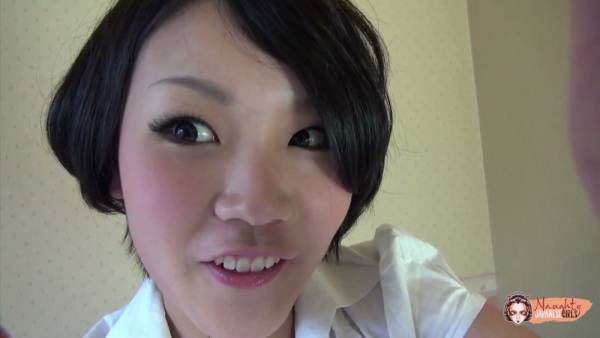 Short-haired Japanese woman meets neighbor in hotel for secret striptease and sex - Japan on adultfans.net