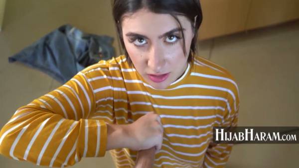 Young Arab woman in hijab takes charge with a bold riding session on adultfans.net