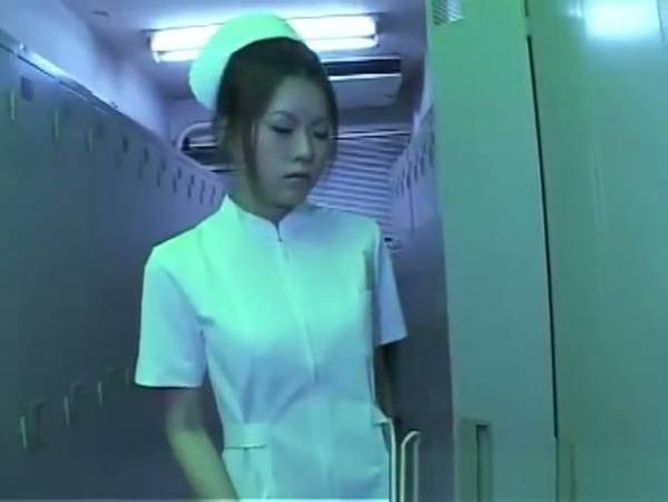 Young Asian nurse and aroused man caught in secret medical fetish acts on adultfans.net