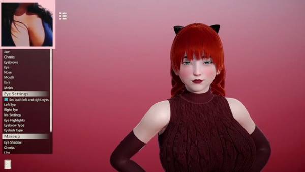 Curvy goth fantasy with cat ears spreads wide for a muscular lover in 3D on adultfans.net