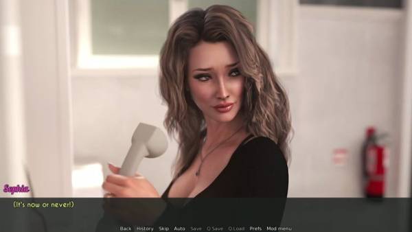 Animated wife visits prisoner while whispering she's not home on adultfans.net
