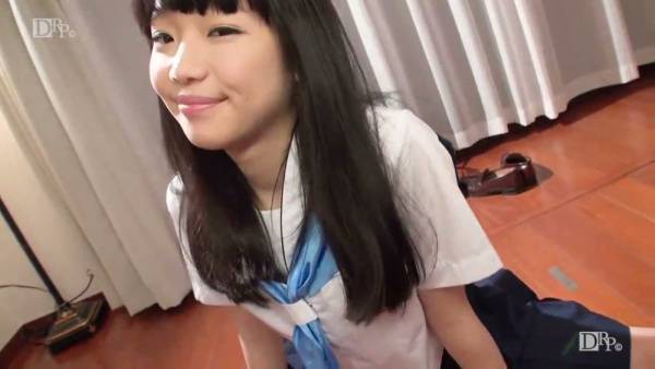 Asian schoolgirl in uniform shares intimate moments in a private room - Japan on adultfans.net