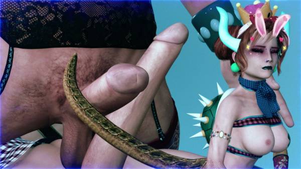 Petite anime girl with horns rides naked man in 3D fantasy scene on adultfans.net