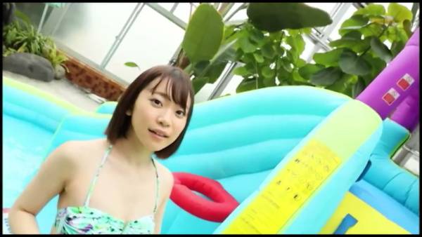 Yura Kano glows in red polka dot bikini in intimate indoor aquatic scenes - Japan on adultfans.net